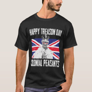 Froher Verratstag König Charles III Britisch Lusti T-Shirt