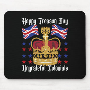 Froher Verratstag Unabhängigkeitstag Spaß 4. Juli Mousepad