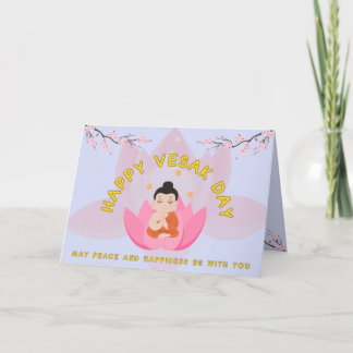 Froher Vesak-Tag Karte