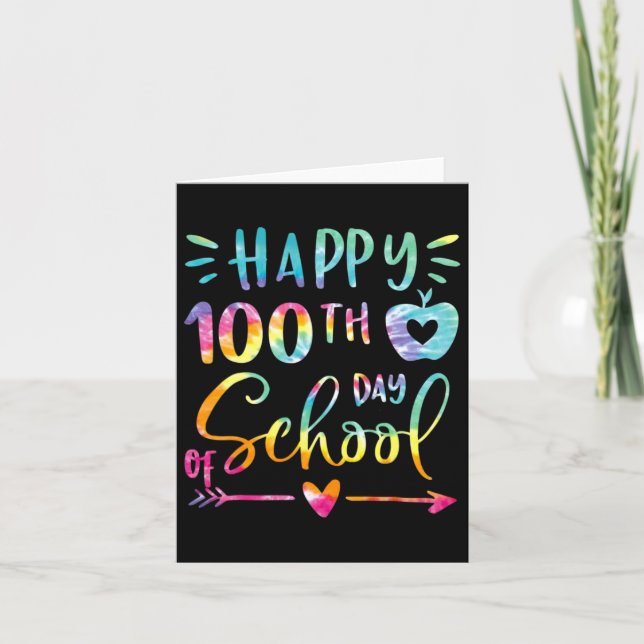 Frohes 100. Schullehrertag 100 Karte (Vorderseite)