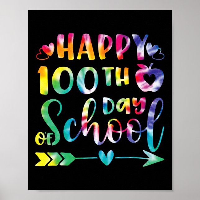Frohes 100. Schullehrertag 100 Poster (Vorne)