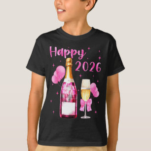 Frohes 2026 Prost auf ein neues Jahr 2026 Champagn T-Shirt