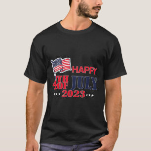 Frohes 4. Juli Amerika Froher Unabhängigkeitstag T-Shirt
