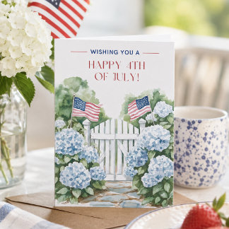 Frohes 4. Juli Amerikanischer Unabhängigkeitstag Karte