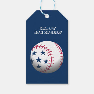 Frohes 4. Juli Baseball Geschenkanhänger
