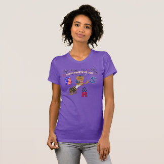 Frohes 4. Juli, Feuerwerk, Alles Gute zum Geburtst T-Shirt