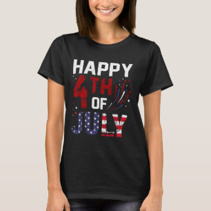 Frohes 4. Juli für Frauen Männer Kinder USA Unabhä T-Shirt