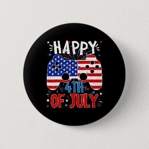 Frohes 4. Juli Gaming Patriotische Amerikanische F Button