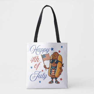 Frohes 4. Juli Hotdog
