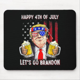 Frohes 4. Juli Lasst uns Bier trinken Brandon Trum Mousepad