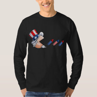 Frohes 4. Juli Onkel Sam für Kleinkinder Jungen T-Shirt