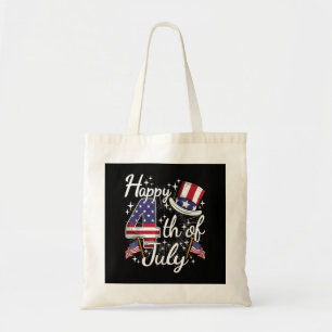 Frohes 4. Juli Patriotische amerikanische Flagge U Tragetasche