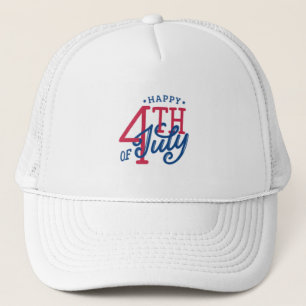 Frohes 4. Juli Patriotischer USA Unabhängigkeitsta Truckerkappe