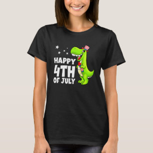 Frohes 4. Juli T Rex Dino Dinosaurier Baby Kleinki T-Shirt