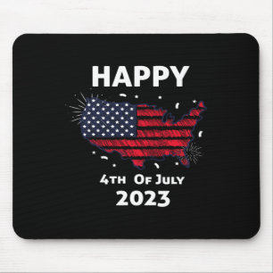 Frohes 4. Juli Unabhängigkeitstag Mousepad