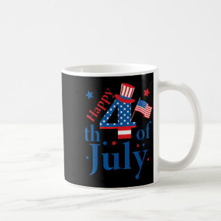 Frohes 4. Juli Unabhängigkeitstag Patriotisch Kaffeetasse