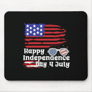 Frohes 4. Juli Vereinigte Staaten Flagge Frohes Un Mousepad
