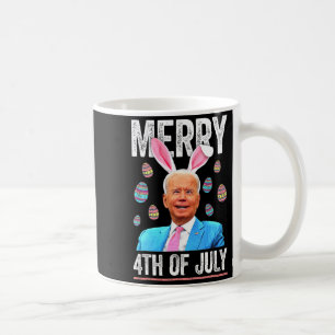 Frohes 4. Juli Verwirrt Lustig Biden Ostertag  Kaffeetasse