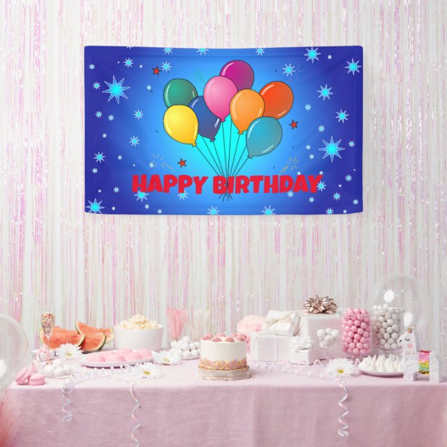 Frohes Banner zum Geburtstag (Party)