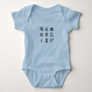Frohes Chanukka Baby Bodysuit Strampler