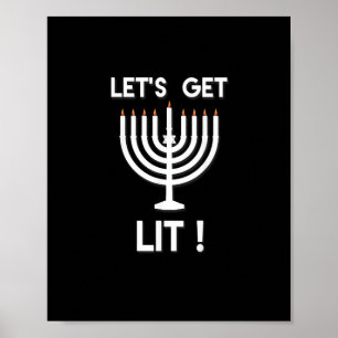 Frohes Chanukka Die Zeit Ist Da Poster