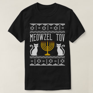 Frohes Chanukka Katzenkunst T-Shirt