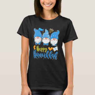 Frohes Chanukka Niedliches Hanukkah Chanukah Drei T-Shirt