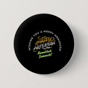 Frohes Chanukka Sameach! Button