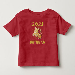 Frohes chinesisches Neujahr 2021 Kleinkind T-shirt