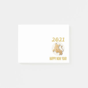 Frohes chinesisches Neujahr 2021 Post-it Klebezettel