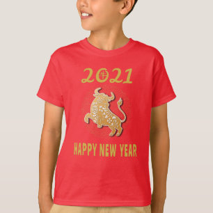 Frohes chinesisches Neujahr 2021 T-Shirt