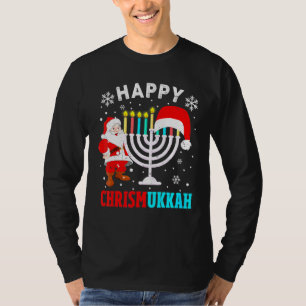 Frohes Chrismukkah Chanukka Weihnachten Jewis 2 T-Shirt