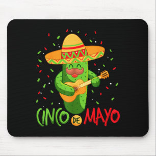 Frohes Cinco de Mayo, lasst uns mexikanische Party Mousepad
