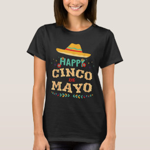 Frohes Cinco de Mayo, lasst uns mexikanische Party T-Shirt