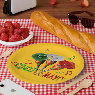 Frohes Cinco de Mayo Pappteller