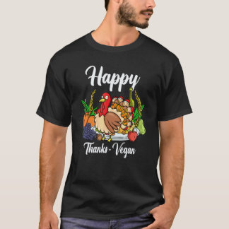 Frohes Dank-Veganer-Welt-Veganer-Tag-Dankfest T-Shirt