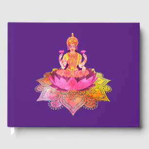 Frohes Diwali - Deepalavi Lakshmi Göttin 4 Gästebuch