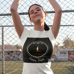 Frohes Diwali Mädchen T-Shirt