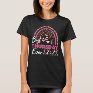 Frohes Donnerstag 3 23 23 Bester Donnerstag je 323 T-Shirt