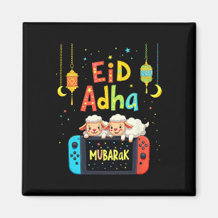Frohes Eid Mubarak Gaming für muslimische Gamer-Ki Magnet