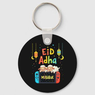 Frohes Eid Mubarak Gaming für muslimische Gamer-Ki Schlüsselanhänger