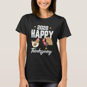 Frohes Erntedankfest 2020 Huhn Truthahn Neuheit T-Shirt