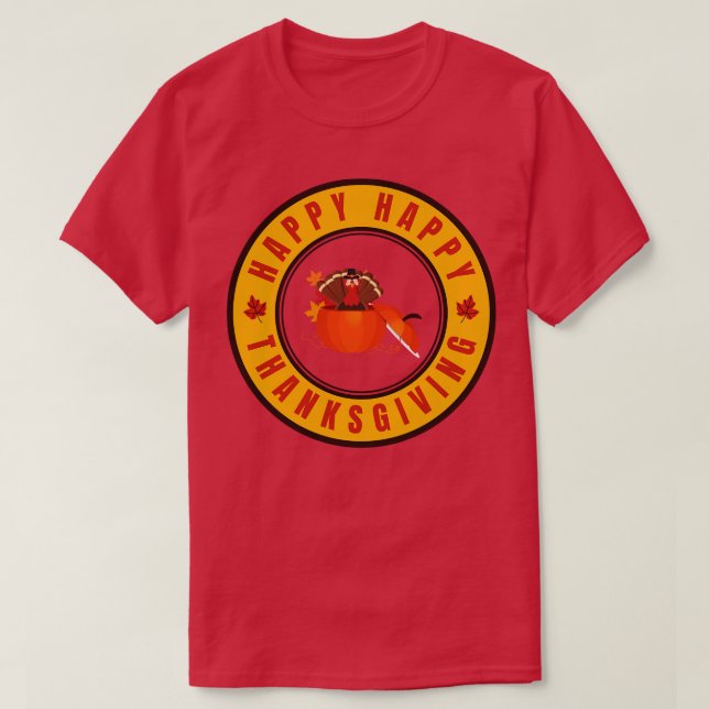 Frohes Erntedankfest 4 T-Shirt (Design vorne)