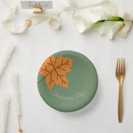 Frohes Erntedankfest, Herbst, Modern Pappteller