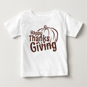 Frohes Erntedankfest – Herbsternte-Design Baby T-shirt