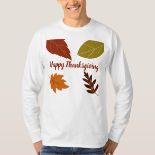 Frohes Erntedankfest Herbstlaub T-Shirt