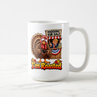 Frohes Erntedankfest & ich bin geröstet Truthahn Kaffeetasse
