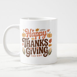 Frohes Erntedankfest Jumbo-Tasse