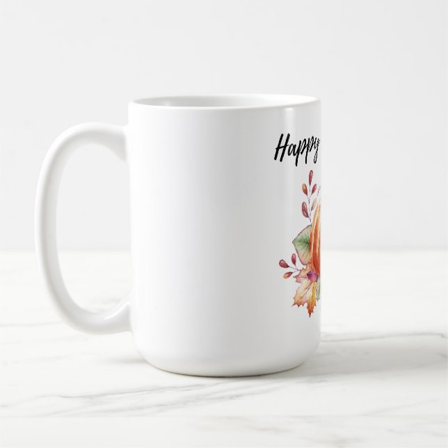 Frohes Erntedankfest Kaffeetasse (Links)