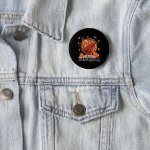 Frohes Erntedankfest Knopf Button